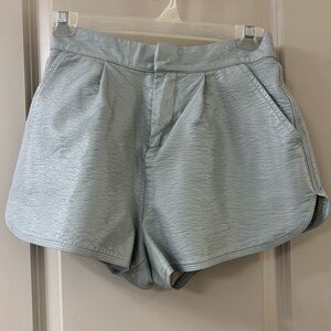 GREY LAB High Waist Women's Shorts in Light Gray